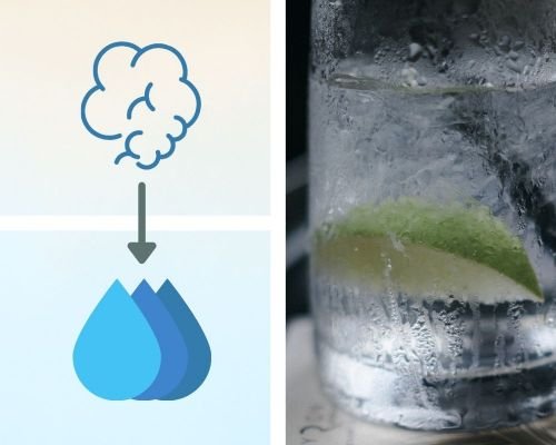 Condensación del vapor de agua a agua líquida