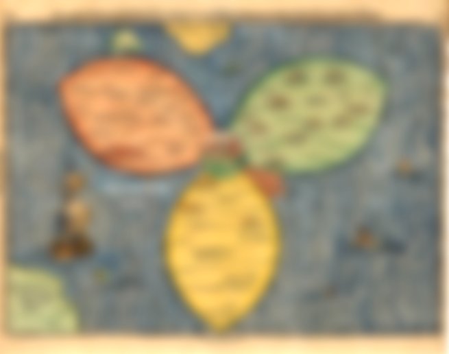 mapa de jerusalén en centro del mundo