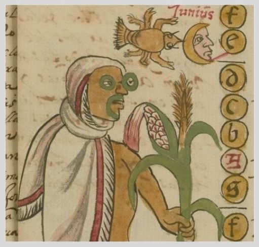 detalle del calendario azteca