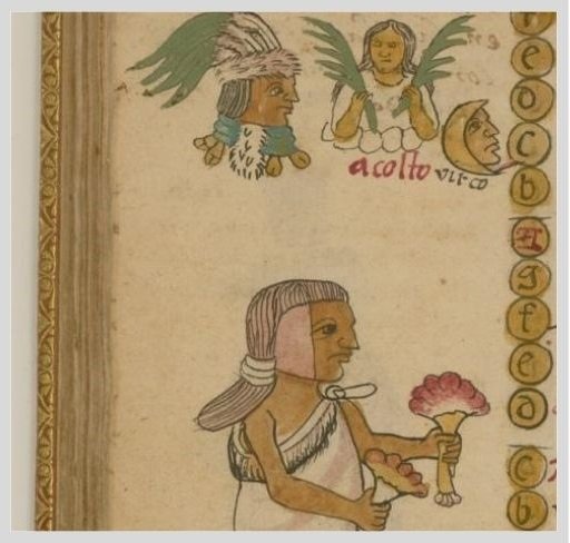 detalle del calendario azteca
