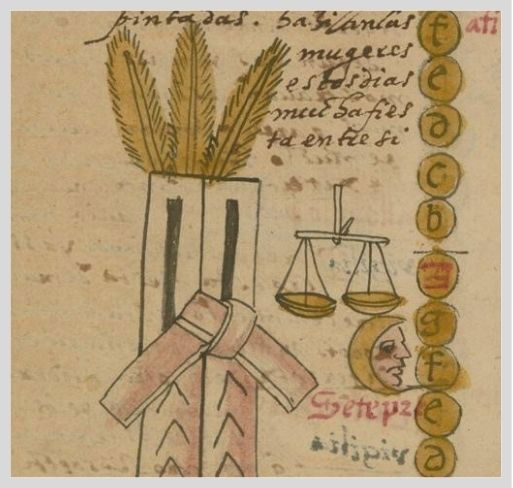 detalle del calendario azteca