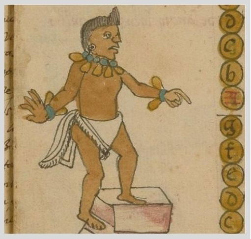 detalle del calendario azteca