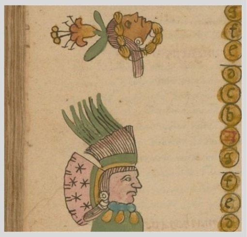 detalle del calendario azteca