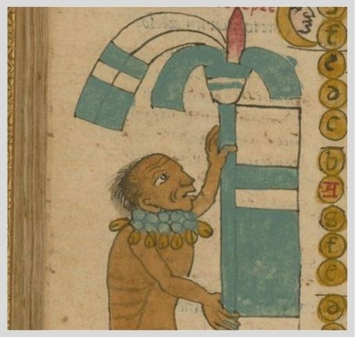 detalle del calendario azteca