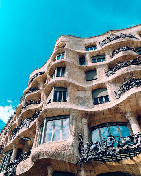 Casa Milà, de Antoni Gaudí en Barcelona