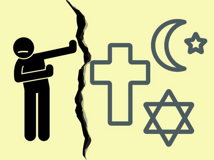 apostasía: persona rechaza religión y una grieta lo separa