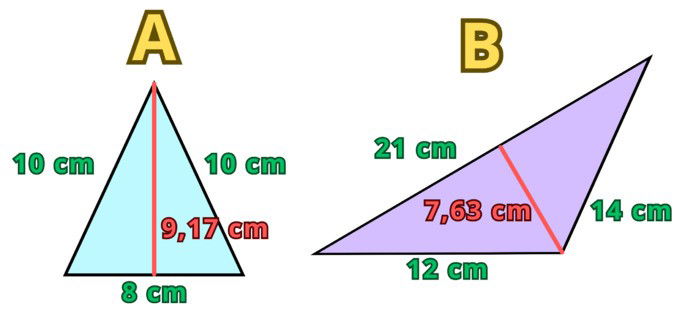 Área de un triángulo: ejercicio 2