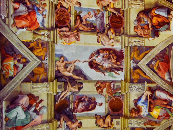 arte: frescos de la Capilla Sixtina