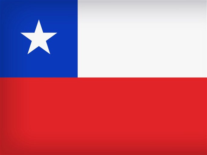 Bandera de Chile (estrella solitaria)