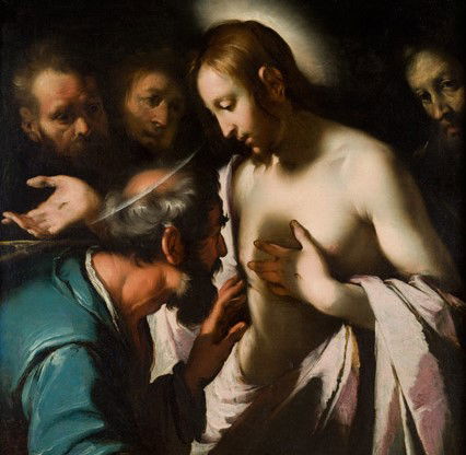 Tomás examina a Jesús