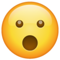 Surprise face-emoji