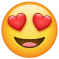 Loving face-emoji