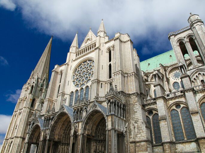 La Catedral de Chartres en Francia, ejemplo de arquitectura gótica.