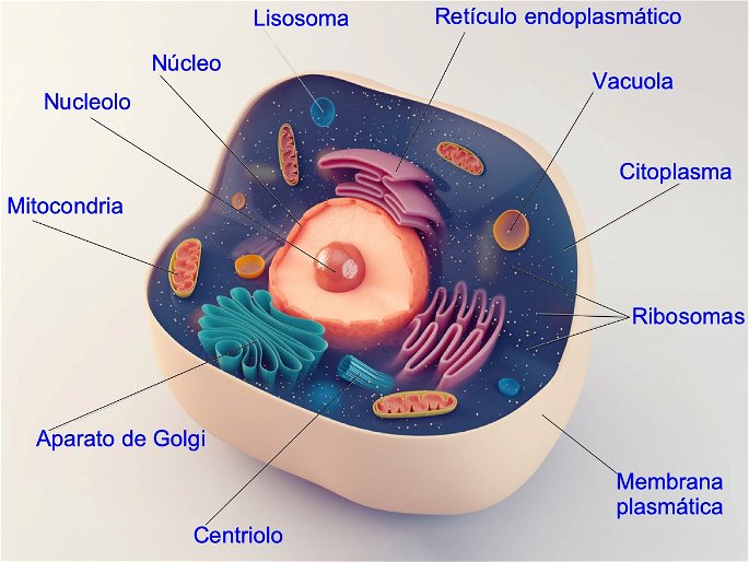 Célula eucariota. Partes