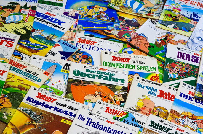 Cómics de Astérix en Alemán