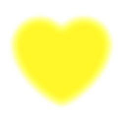 Emojis de corazón, corazón amarillo