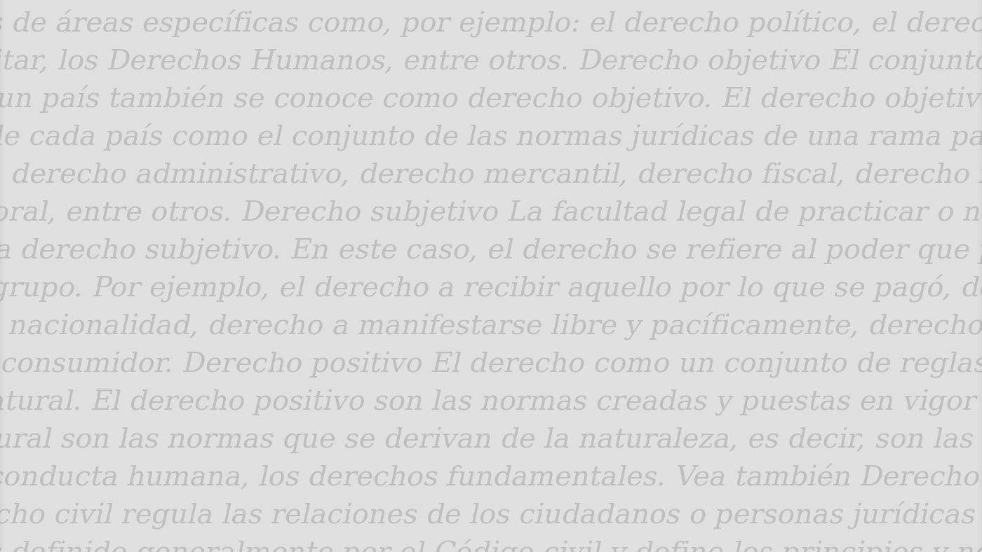 Qué es el Derecho (concepto y definición) - Significados