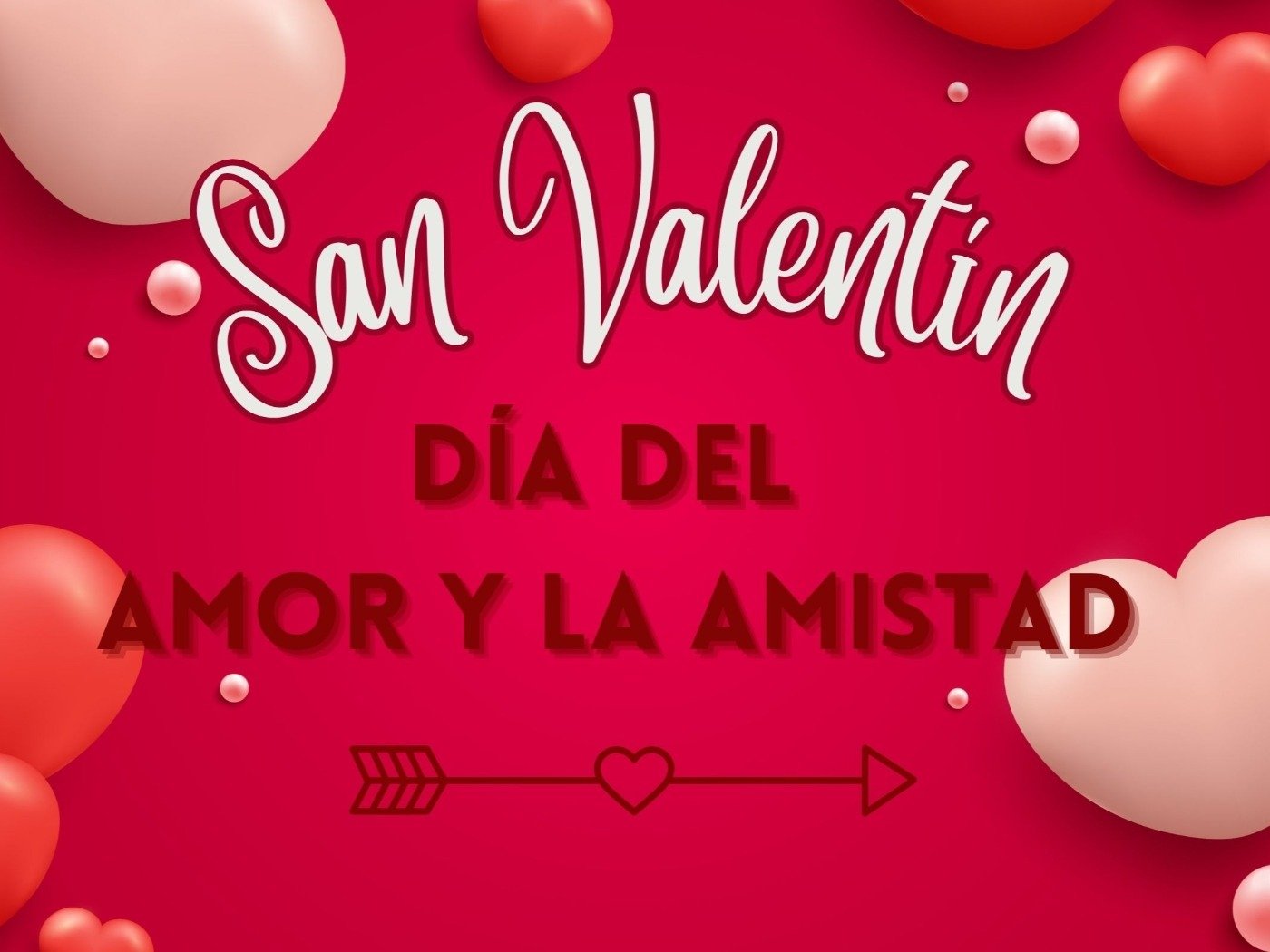 San Valentín ❤️❤️ Una fecha especial de celebración para los enamorados.