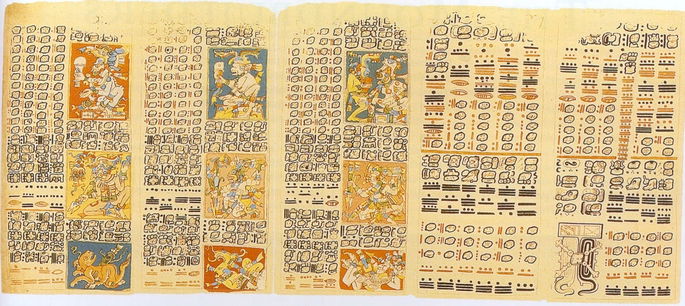 Dioses mayas: Códice de Dresde