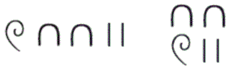 Ejemplo de numeración egipcia: Número 122