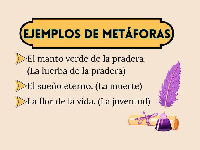 ejemplos de metáforas
