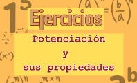 Ejercicios de potenciación y sus propiedades (con solución)