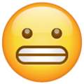 Emoji-carita haciendo muecas