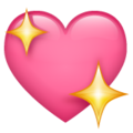 Emoji-corazón con estrellas