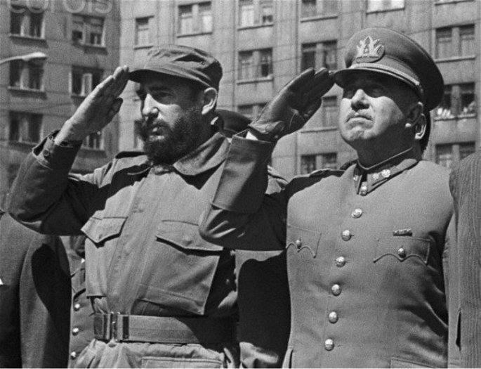 Fidel y Pinochet