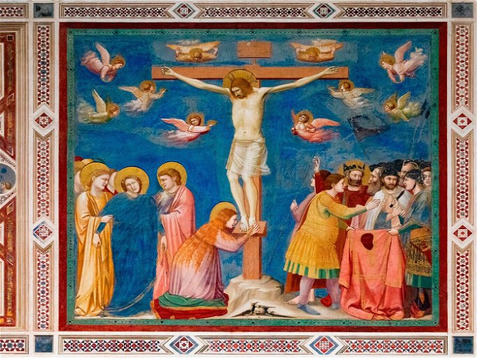 Fresco Crucifixión de Giotto