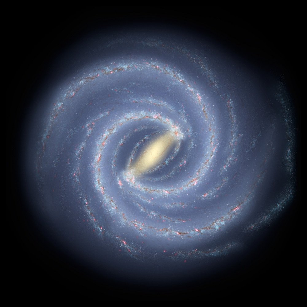 Galaxia Espiral Barrada, Vía Láctea