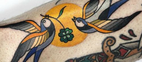 tatuaje golondrinas