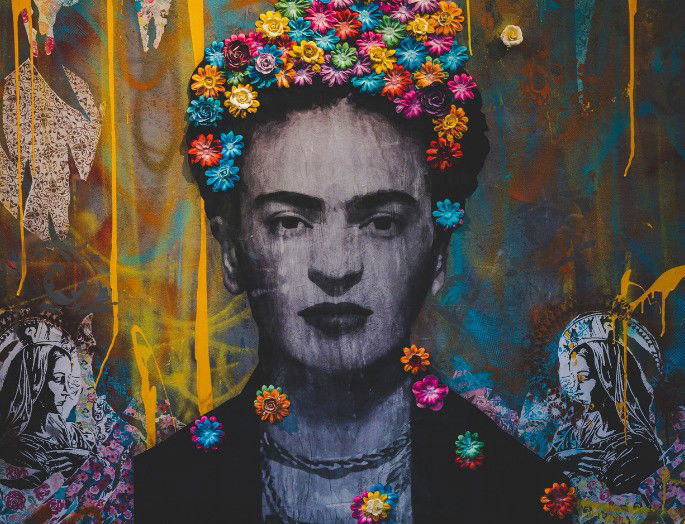 grafitti Frida Kahlo