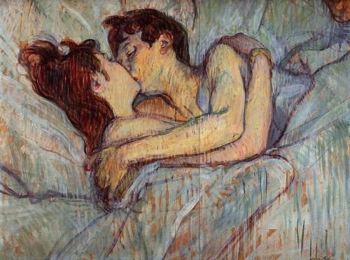 En la cama-Toulouse Lautrec