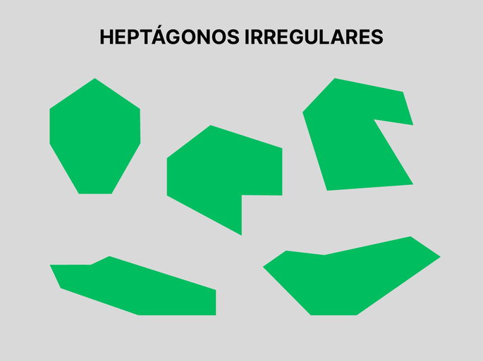 Heptágonos irregulares Significados