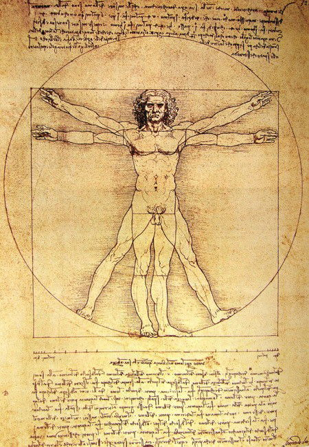 Hombre de Vitruvio, de Leonardo da Vinci
