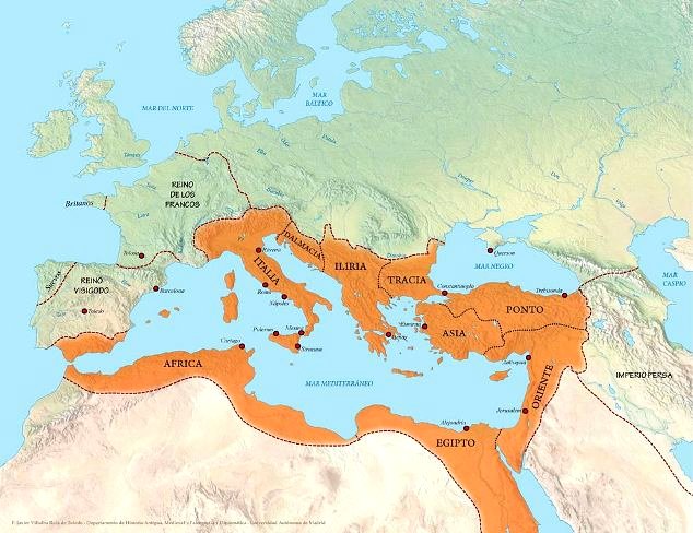 Imperio bizantino, imperio romano oriental
