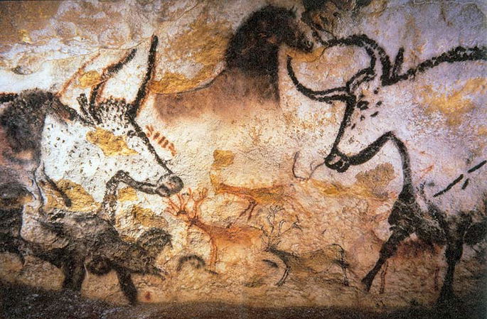 Prehistoria: pintura cueva lascaux