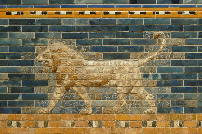 León en puerta de Ishtar
