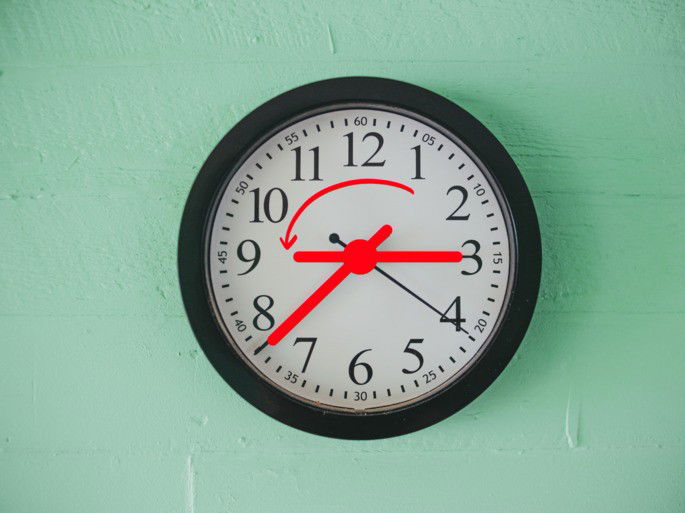 Manecillas ángulo cóncavo