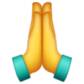 Hands together in prayer-emoji