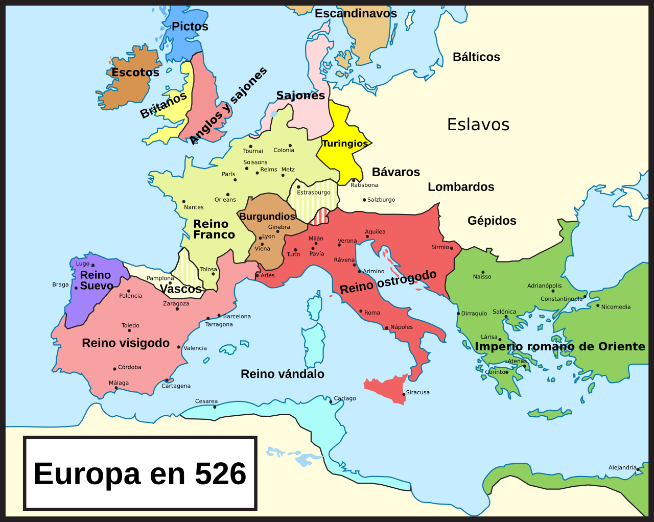 Europa siglo VI