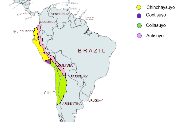 Mapa del Tahuantisuyo