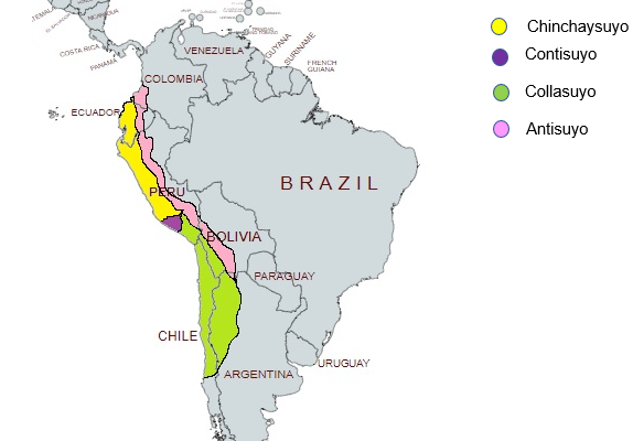 Mapa del Tahuantisuyo