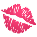 Marca de beso-emoji