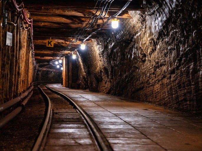 Minería: galería de acceso a una mina
