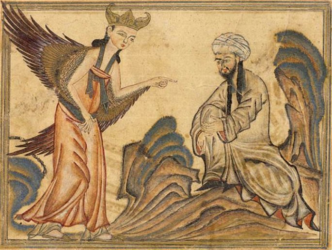 Arcángel Gabriel y Mahoma