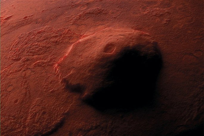 monte Olimpo en Marte