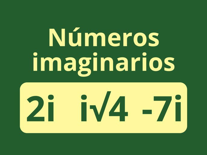 Números imaginarios, tres ejemplos