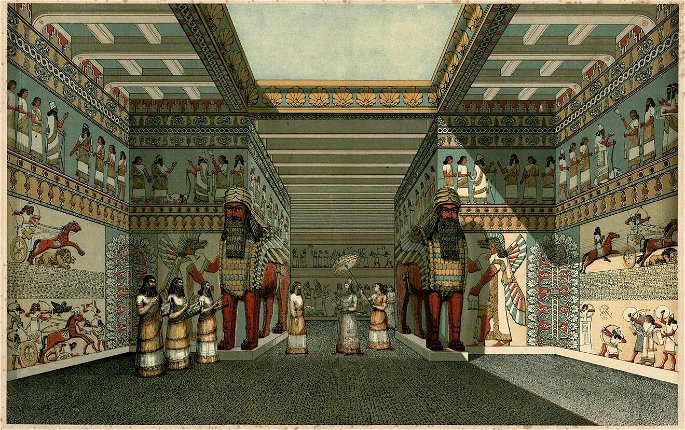 Salón del palacio de Nínive